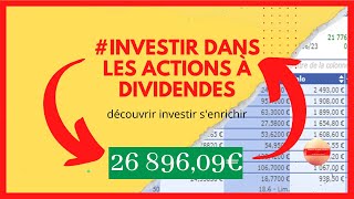 Bourse Mon Portefeuille PEA N°145 Investir dans les actions à dividendes [upl. by Hollerman]