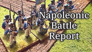 Napoleonic Battle Report with Rebels amp Patriots Rules [upl. by Vanzant]