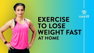 EXERCISE TO LOSE WEIGHT FAST by Cult Fit  Belly Fat Workout  Burn Belly Fat  Cult Fit  CureFit [upl. by Lezley]