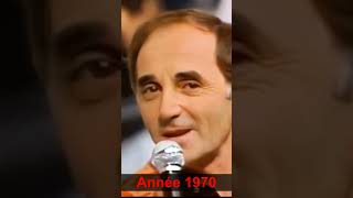 Charles Aznavour lartiste exceptionnel à travers les années [upl. by Suelo]