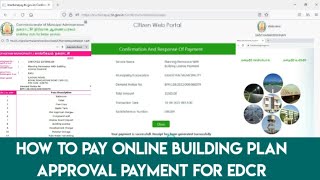 How to pay building plan approval fees on online online building plan approval payment tnurbanepay [upl. by Leirrad]