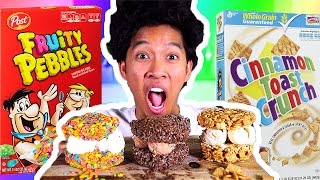 Cereal Ice Cream Sandwiches [upl. by Rafael]