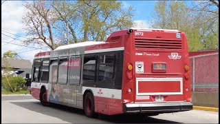 TTC 92 Woodbine South Bus Ride 8572 from Woodbine Beach to Woodbine Stn May 9th 2024 [upl. by Iramaj]