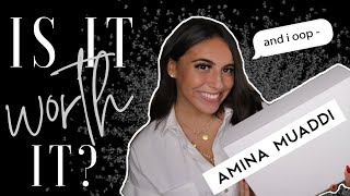 AMINA MUADDI LUXURY SHOE UNBOXING amp TRY ON  Review amp Everything You Need To Know  Mariana Costa [upl. by Cherye]