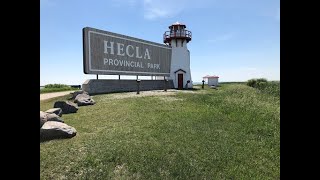 Camping at Hecla Gull Harbor Campground [upl. by Haonam]