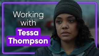 WHEN CAMERAS OFF The real Tessa Thompson on set [upl. by Siegel]