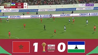 Maroc contre Lesotho 10  Éliminatoires AFCON 2025  Résumé de Match [upl. by Goodspeed847]