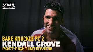 Bare Knuckle FC 2 Kendall Grove Says Bare Knuckle is Going to Blow Up  MMA Fighting [upl. by Doggett563]