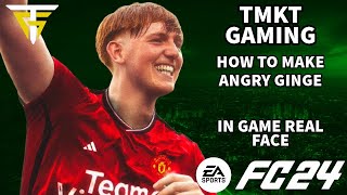 EA FC 24  How To Make Angry Ginge  In Game Real Face [upl. by Eynenihc]