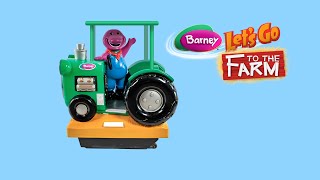 Barney’s Tractor Coin Operated Kiddie Ride Custom Video Option [upl. by Hamilah]