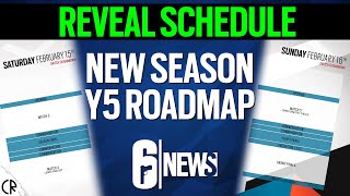 New Season amp Y5 Roadmap Reveal Schedule  6News  Tom Clancys Rainbow Six Siege [upl. by Ettevey]