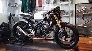 Review change Honda CB150R to Cafe Racer style เปลี่ยน Honda CB150R เป็น Cafe Racer by ZERO Custom [upl. by Lanta]