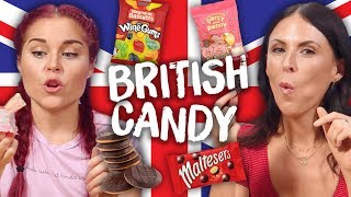 Americans Try British CANDY Cheat Day [upl. by Annaegroeg]