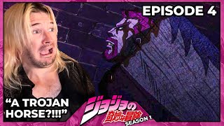 OVERDRIVE  REACTION  JOJOS BIZARRE ADVENTURE  S1  EP 04 [upl. by Ugo618]