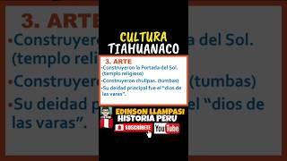 🇵🇪😱 ¿CULTURA TIAHUANACO 4 historia peru preincas divertido [upl. by Soalokcin855]