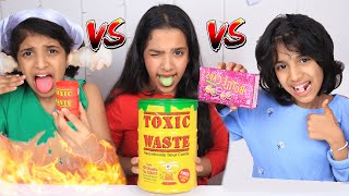 تحدي الأكل الحار 🔥 ضد الحامض 🍋 ضد الحلو 🍭  شفا Spicy vs sour challeng [upl. by Yelrebma164]