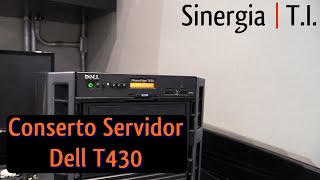 Conserto Servidor Dell PowerEdge T430  Defeito na placa mãe Deu para consertar esse Servidor novo [upl. by Coridon710]