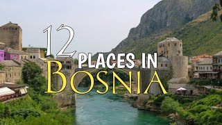 12 Stunning Places to Explore in Bosnia and Herzegovina  Beauty of Bosnia [upl. by Nyahs]