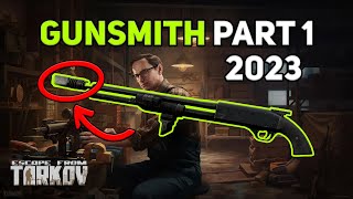 Gunsmith Part 1 Quest Guide 2023 Deutsch  Patch 0135 Escape from Tarkov [upl. by Barr988]