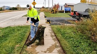 100 YARDS of Ultimate CURB APPEAL Serious SHOVEL Work [upl. by Cohlier]