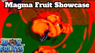 Blox Fruits Magma Fruit Showcase ROBLOX [upl. by Roach]