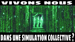 VIVONS NOUS DANS UNE SIMULATION COLLECTIVE [upl. by Einahpehs307]