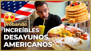 Los DESAYUNOS AMERICANOS DE MODA en MADRID y BARCELONA 🥞 [upl. by Filmer]