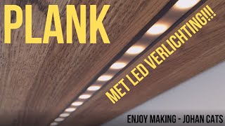 Plank zwevend met LED verlichting [upl. by Amadeus]