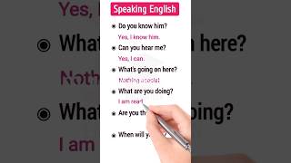 Speaking English questions and answersesl english education shorts [upl. by Annahsad]