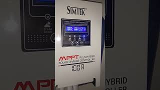 Simtek MPPT Charge Controller installation 2 Solar Panel 555watt jinko ptypeadnan Solar Solution [upl. by Nelluc]