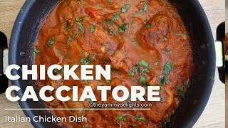 chicken cacciatore  easy Italian chicken cacciatore recipe  chicken recipe [upl. by Yenittirb]