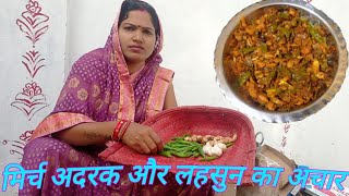 Mirch adrak aur lahsun ka achar [upl. by Alleber456]