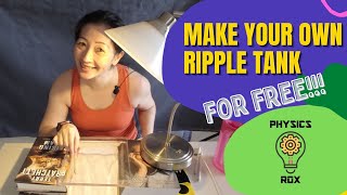 Make your own ripple tank FOR FREE Observe wave reflection refraction diffraction interference [upl. by Burner936]