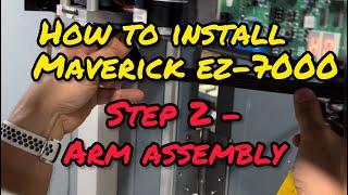 Step 2 Arm Assembly  Maverick EZ7000 Automatic Door Opener Installation [upl. by Inig]