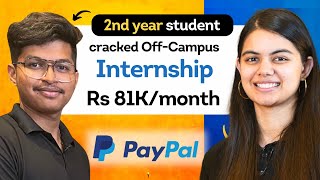 2nd year student cracks Paypal  OffCampus selection   PPI [upl. by Taam]