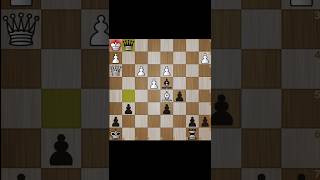 oneminute chess match where White has been checkmated due to his own faultbulletchess [upl. by Inverson]