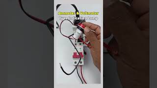 Ammeter voltmeter indicator electrian electrcian shortsvideo shopwiring electrianwiringviral [upl. by Osnofledi]