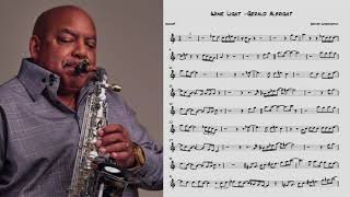 Winelight Gerald Albright version transcription [upl. by Appilihp621]