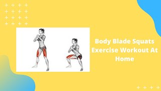 Body Blade Squats Exercise Workout At Home Scott Bryant [upl. by Antoni301]