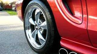 Mustang GT Side exit pipes exhaust [upl. by Adiahs238]