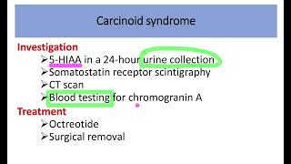 Carcinoid syndrome pathology MRCS question solve CRACK MRCS [upl. by Lakin41]