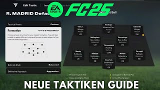 EA FC 25 DIE NEUEN TAKTIKEN ERKLÄRT  TIPPS FÜR DEN START FIFA 25 TUTORIAL [upl. by Stuckey]