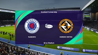 Rangers vs Dundee FC 21092024 Scottish League Cup PES 2021 [upl. by Grand]