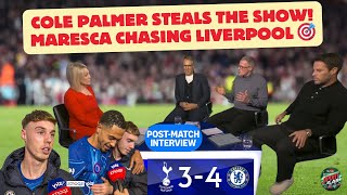 Cole Palmer Steals the Show Spurs 34 Chelsea  Maresca Chasing Liverpool 🎯 Wright Reacts [upl. by Labannah766]