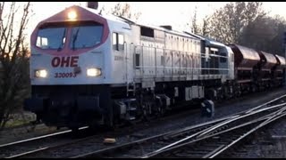 OHE Red Tiger und 160075 zwischen Luhdorf und Soltau sprechender BÜ [upl. by Cassell]