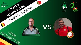 Subbuteo  Geoffrey Marain vs Miguel Pereira Open de Malines 091124 groupe Open [upl. by Brinson]