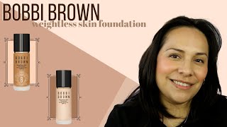 Bobbi Brown Weightless Skin Foundation SPF 15 Review [upl. by Owiat998]