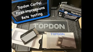 Topdon CarPal first beta test of new unit just arrived first impressions [upl. by Marwin]