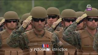 Himno del ejercito de Chile quotLos Viejos Estandartesquot [upl. by Rodrich]