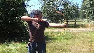 How to Make a Vinyl Backed PVC Pipe Bow With Folded Recurve Tips [upl. by Atsocal494]